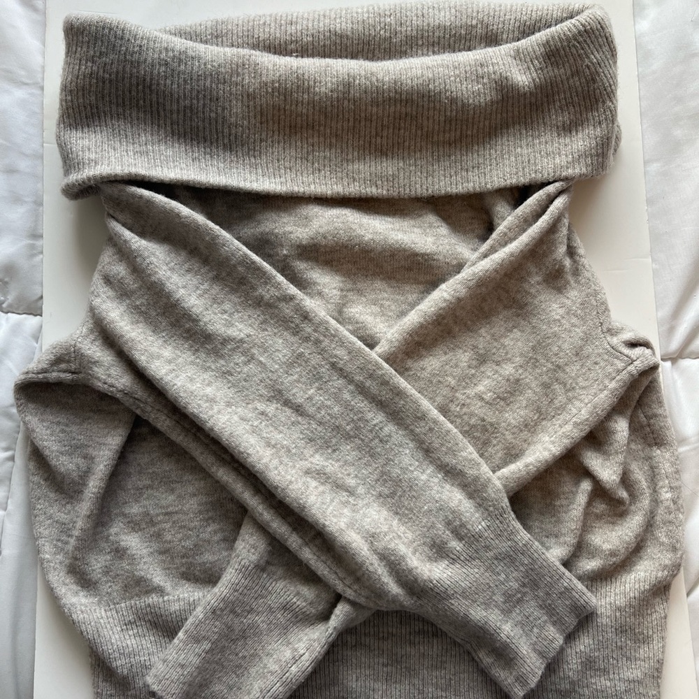 off the shoulder sweater